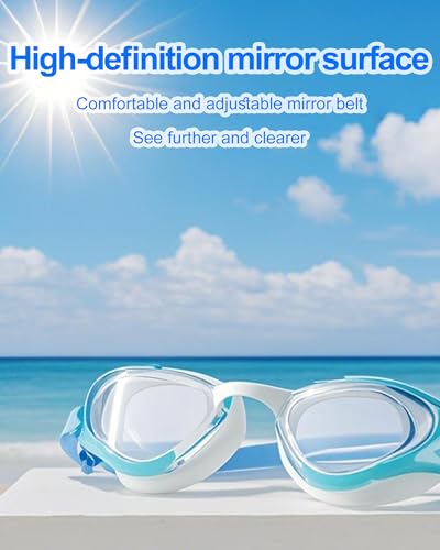 seasprint 2PCS Swim Goggles, Super Clear View,Goggles Swimming Adult, Suitable for All Kinds of Swimming Programs