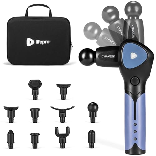 LifePro Percussion Massage Gun FSA HSA Eligible– Deep Tissue Handheld Massager for Athletes – Muscle Recovery Tool for Men...