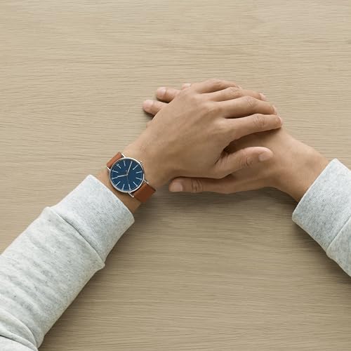 Skagen Signatur Minimalist Men's Watch with Stainless Steel Bracelet, Mesh or Leather Band