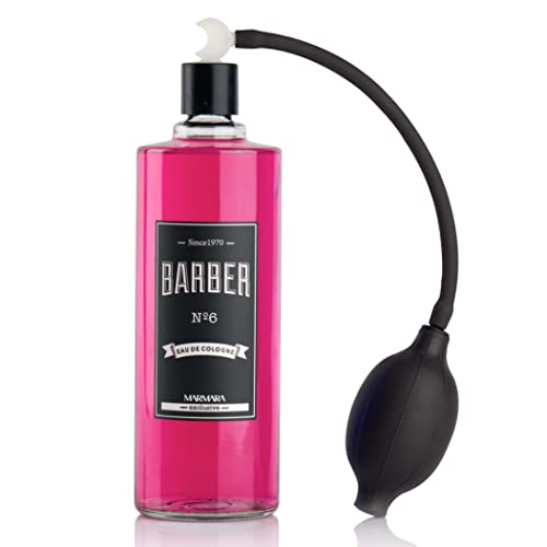 Marmara Barber Cologne - Best Choice of Modern Barbers and Traditional Shaving Fans (No 6 New Series, 500ml x 1 Bottle)