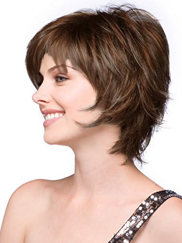 Noriko Sky Synthetic Wig by Rene of Paris and Wig Lift Comb - Coffee Latte-R - Bundle 2 Items
