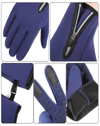 Heated Gloves,Sport Gloves W/USB 3Level Heating,Touchscreen/Waterproof,Windproof Thermal Non-Slip Heated Winter Gloves for...