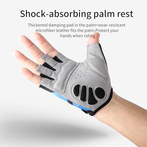 SUJAYU Fingerless Cycling Gloves for Men Women Bike Gloves for Men Cycling Bicycle Accessories, Guantes para Bicicleta Hom...