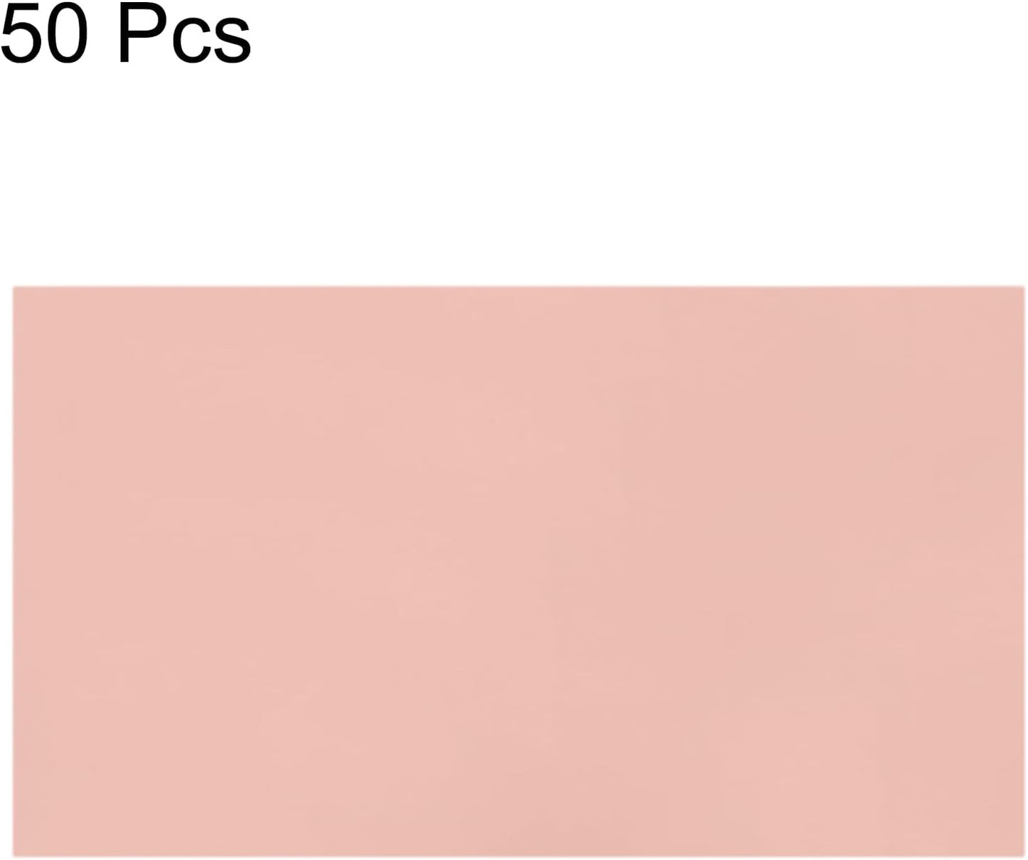 MECCANIXITY 50 Sheets Heat Reactive Foil, 20x29cm Rose Gold Foil Transfer Sheets Toner Reactive Foil Transfer Foil Sheets Hot Foil Stamping Paper for Crafts DIY Cardmaking Album Decoration
