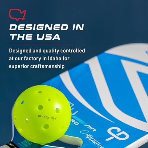 Selkirk Sport Pro S1 Ball | Crack-Resistant | 38 Hole Outdoor Pickleball Balls | USAPA Approved Pickle Ball for Tournament...
