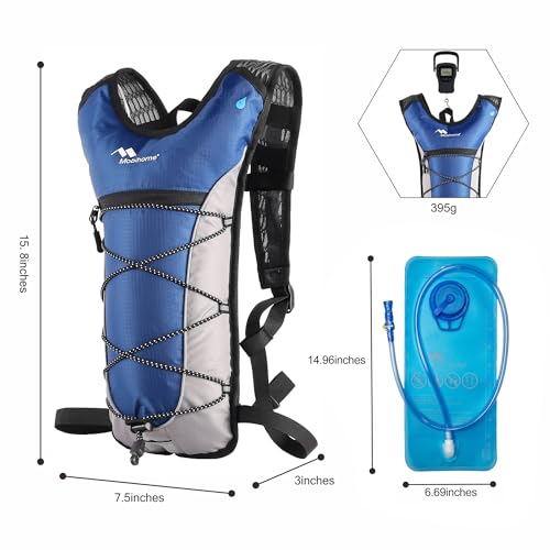 Mobihome Hydration Backpack & 2L Leak Proof Water Hydration Bladder,Lightweight Running Backpack & Hydration Pack, Runnin...