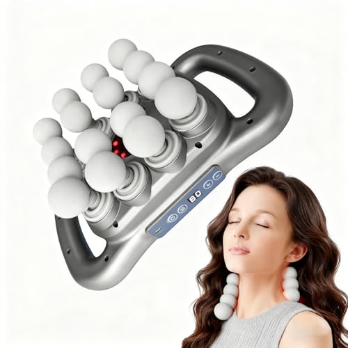 Technohom Massage Gun Deep Tissue – 16 Heads, 9 Speeds & 9 Modes, High Power Percussion Massager Gun for Full Body Relief,...