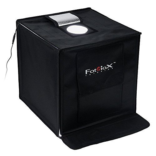 Fotodiox Pro LED 16x16" Studio-in-a-Box for Table Top Photography - Includes light tent; Integrated LED Lights; carrying c...