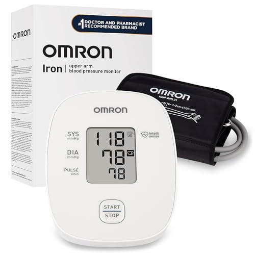 OMRON Iron Blood Pressure Monitor for Home Use & Upper Arm Blood Pressure Cuff - #1 Doctor & Pharmacist Recommended Brand...