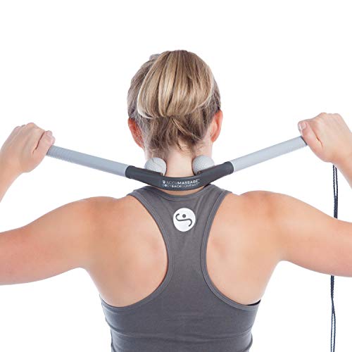 Body Back AccuMassage - Dual Pressure Point Massage Tool & Massage Hammer - 2 in 1 Design - Shiatsu Neck Massager Tool, Go...