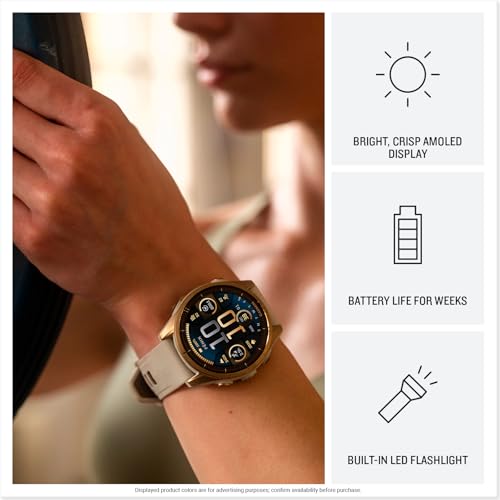 Garmin fēnix® 8 – 43mm, AMOLED, Premium Multisport GPS Smartwatch, Long-Lasting Battery Life, Dive-Rated, Built-in LED Fla...