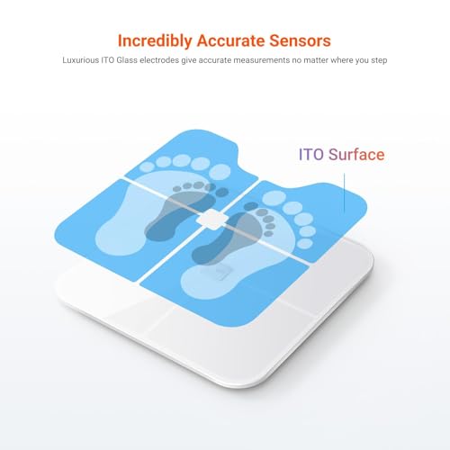 iHealth Nexus Smart Scale for Body Weight Bluetooth, Digital Bathroom Scale Body Fat and Muscle, Body Composition Monitor ...