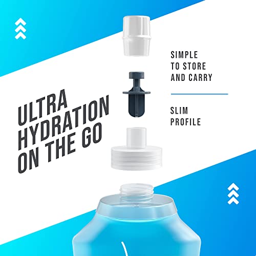 Flexible Running Bottle - Two Pack: 8.5oz, Foldable, BPA/PVC Free, Perfect for Hydration Pack, Running Vest - Ideal for Jo...