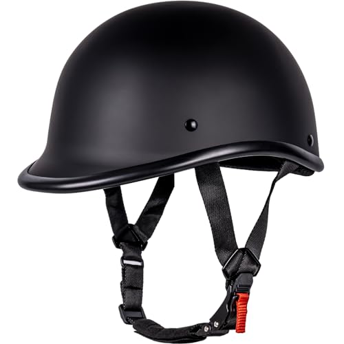 Yesmotor Motorcycle Helmet Half Shell Hawk Style Helmets Compact Lightweight Open Face for Motorcycle Street Bike Cruiser ...