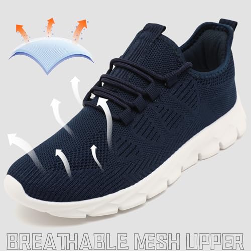 VLHGCG Womens Running Shoes Tennis Slip on Sneakers Breathable Athletic Lightweight Gym Sports Workout Walking Shoes