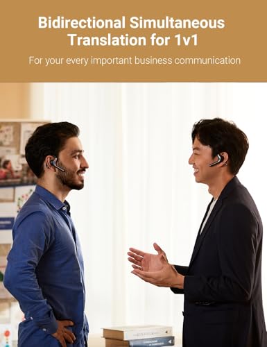 Timekettle W4 Pro AI Interpreter Earbuds, Real-Time Bidirectional Voice Translation,40+ Languages, Video and Call Translat...