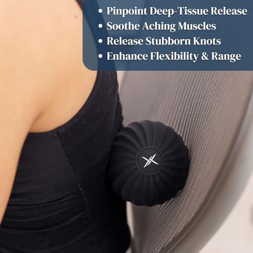 Frost Fit VibePro Pulse - Vibrating Massage Ball Massager - Deep Tissue Therapy Ball with 4 Speeds - Myofascial Release & ...