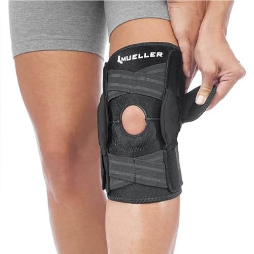 MUELLER Sports Medicine Self Adjusting Hinged Knee Brace for Men and Women, Knee Stabilizer for Compression and Pain Relie...
