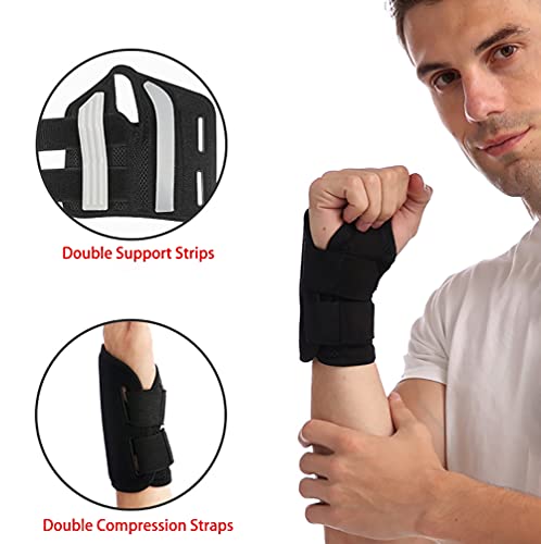 NuCamper Wrist Brace Carpal Tunnel Right Left Hand for Men Women Pain Relief, Night Wrist Sleep Supports Splints Arm Stabi...