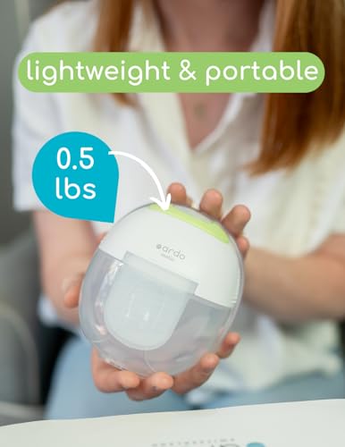 Ardo Melia Wearable, Hands-Free Breast Pump - Hospital Grade, Strong Suction, Long Battery Life, Ultra Discreet, Portable,...