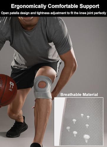 SUJAYU Knee Brace for Men Women Knee Braces for Knee Pain, Patellar Tendon Support Strap, Knee Brace for Meniscus Tear Com...