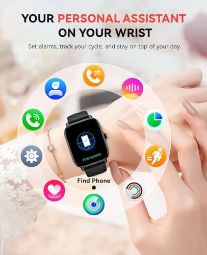 Kriutefy Fitness Tracker Smart Watches for Men Women with Step Counter, Sleep Calorie Monitor, Pedometer, IP68 Waterproof,...