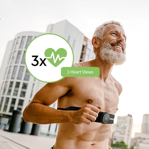Biotricity Bioheart | 24/7 Continuous Heart Monitor | No Prescription Needed | Smart Wearable | Chest Strap | One Month Su...