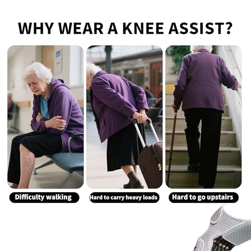 joxipe Knee Support Booster Brace with Spring-Powered Joint Assistance – Designed for Stair Climbing and Squatting Support...