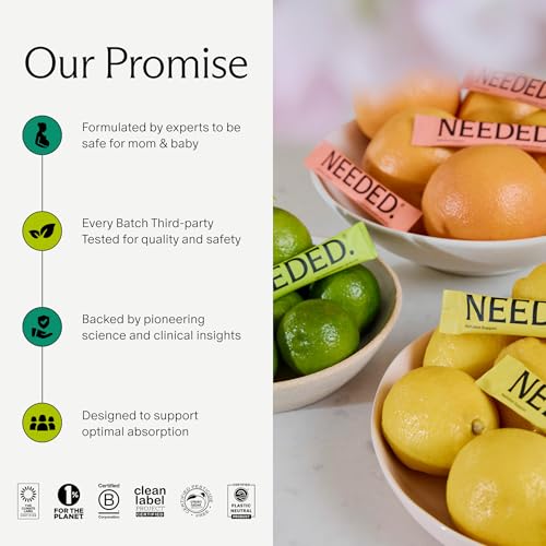 Needed. Hydration Support with Electrolytes & Trace Minerals – Electrolytes for Pregnancy & During Lactation - 30 Hydratio...