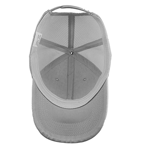 Gelante Mesh Trucker Baseball Cap Snapback Hat Structured Front Panel