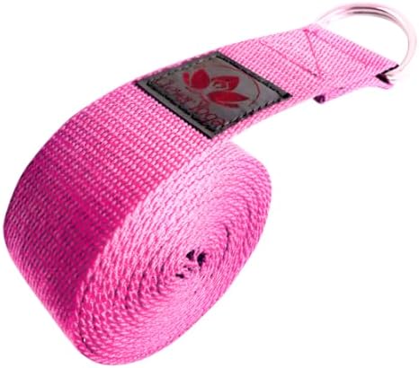 Clever Yoga - 8 ft Yoga Strap for Exercise & Physical Therapy, Leg Stretching Strap Yoga Accessories & Stretching Equipmen...