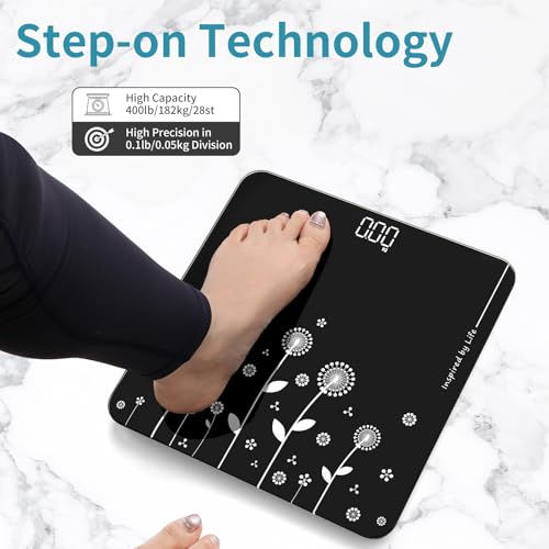 Vitafit Digital Bathroom Scale for Body Weight, High Precision in 0.1lb Assured by Weight Scale Professional Factory Since...