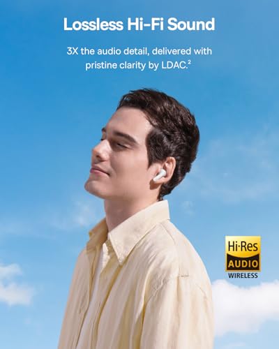 Baseus Bass BP1 Pro Noise Cancelling Wireless Earbuds, Real-Time Adaptive Noise Cancelling, Adaptive Active EQ, LDAC Hi-Re...