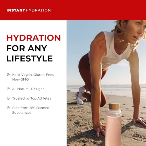 Instant Hydration Electrolytes Powder Packets - Paloma Electrolyte Drink Mix - Zero Sugar - Keto, Vegan, Gluten-Free, Non-...