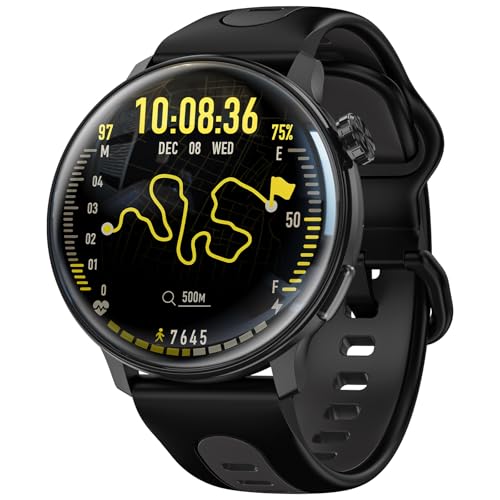 Smart Watch for Men Women GPS, 1.43'' AMOLED Smartwatch with Compass/Barometer/Altimeter 100+ Sports Fitness Tracker with ...