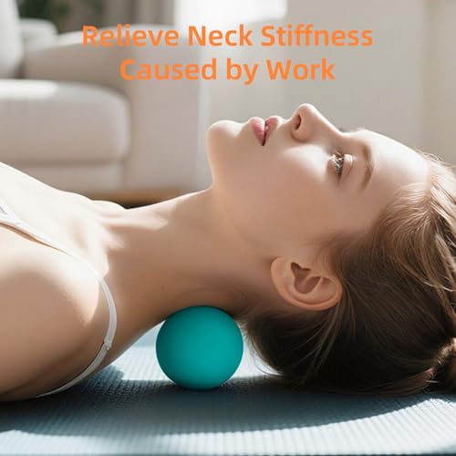 Massage Lacrosse Balls for Myofascial Release, Trigger Point Therapy and Yoga Therapy, Foot Massage Ball to Relieve Planta...