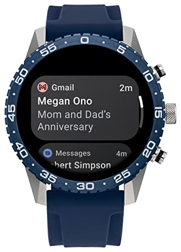 Citizen CZ Smart PQ2 44MM Sport Smartwatch with YouQ App with IBM Watson® AI and NASA research, Wear OS by Google, HR, GP...