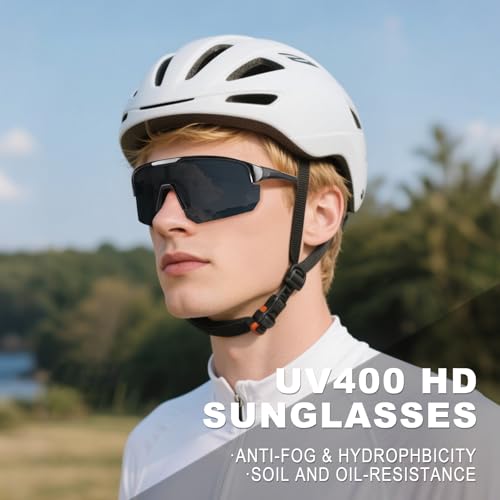 BangLong Polarized Sports Sunglasses for Men Women - UV Protection Sun Glasses for Running Baseball Cycling Bike Fishing