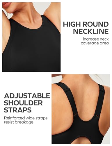 Ewedoos Athletic Swimsuit for Women Adjustable Strap One Piece Swimsuit Racerback Bathing Suit for Women Tummy Control