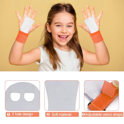 heqxwl 2PCS Gymnastics Hand Grips Gloves Wristbands, Gymnastic Hand Grips Gymnastic Bar Palm Protection and Wrist Support ...
