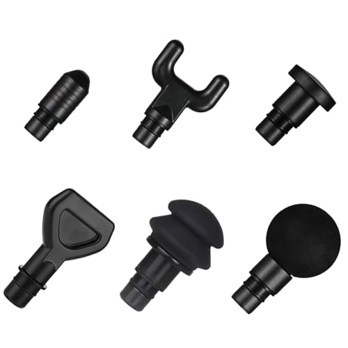 EDNEY 6 Pack Replaceable Massage Gun Heads, Muscle Massager Gun Accessories in Assorted Functions, Massage Head Outer Dia....