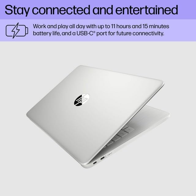 Hp Stream 14 Hd Laptop | Intel Celeron N4120 Processor | Intel Uhd Graphics 600 | Microsoft Office 365 | 4Gb Ram | 64Gb Ssd | Wi