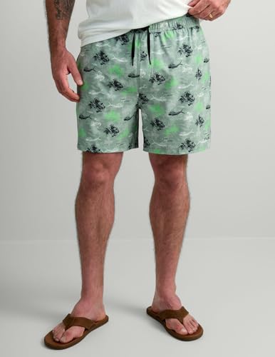 HUK Mens Pursuit Volley Pattern Short, Quick-Dry Shorts for Men