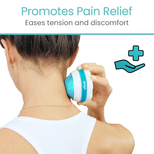 Vive Massage Roller Ball - Manual Massage Therapy & Relax Tool for Sore Muscles, Joint Pain Relief, Relaxing, Full Body De...