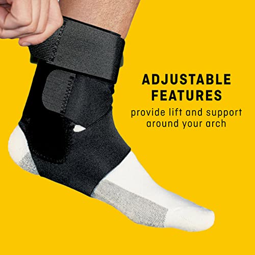 3M Futuro Sport Deluxe Black Ankle Stabilizer One Size Hook and Loop Strap for The Foot 46645ENR