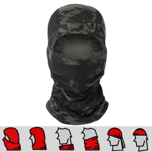 VPZENAR Airsoft Helmet,Black Tactical Helmet,Airsoft Mask Mesh,Elastic Balaclava Mask, Anti Fog Airsoft Goggles, Tactical ...