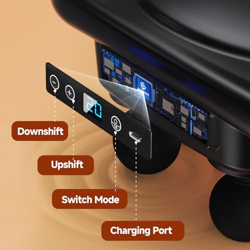 AERLANG Massage Gun Deep Tissue Muscle Massager,Back Massager for Pain Relief,Percussion Multi-Head Massage Gun Tool Handh...
