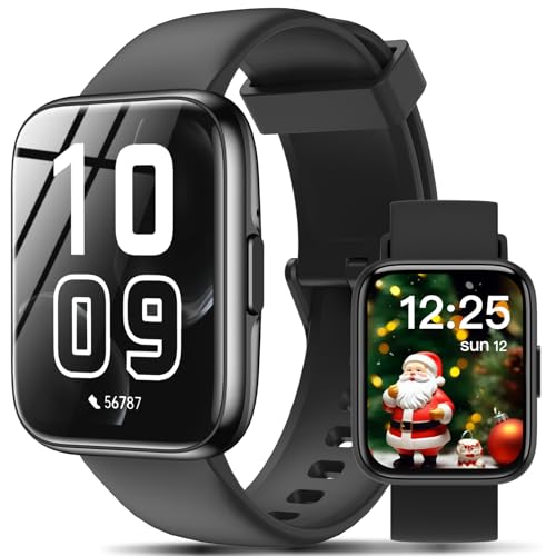 Smart Watch with Alexa Built-in, 1.83" HD Touchscreen Fitness Tracker with Bluetooth Calling, 120+ Sports Modes, Heart Rat...