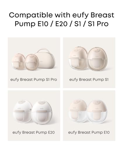 eufy Original Spout Cap (4-Pack) for Wearable Breast Pump E10/E20/S1/S1 Pro, Breast Pump Replacement Parts