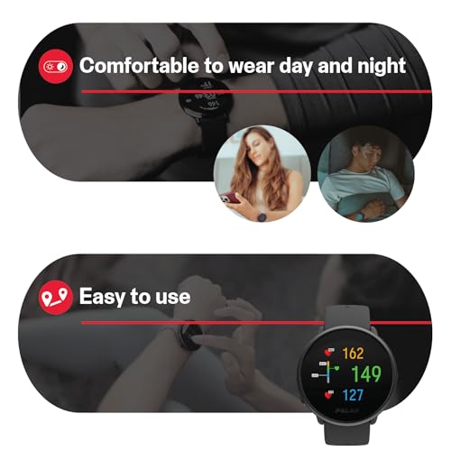 POLAR Ignite 2 Series Water Resistant Smartwatch with GPS, Heart Rate Monitoring, Sleep Analysis and Personalized Fitness ...